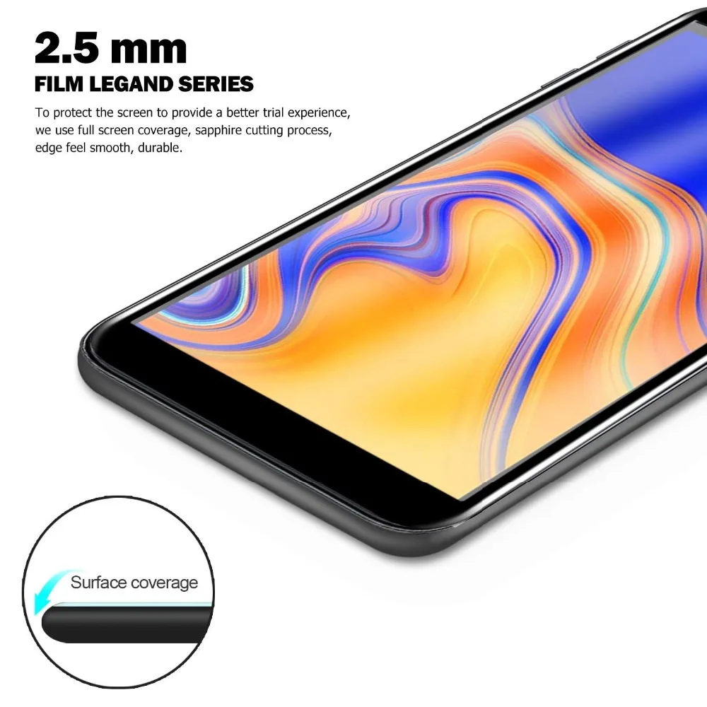Защитное стекло для samsung Galaxy J4 J6 Plus Защита экрана для samsung J4Plus J6Plus J 4 6 J4+ J6+ пленка из закаленного стекла