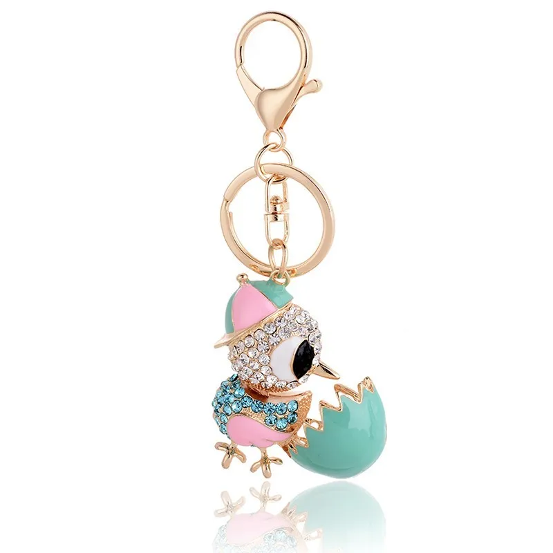 Роскошный брелок для ключей с петухом и держателем для ключей Porte clef подарок для мужчин и женщин пакет Сувенирный кулон для автомобиля