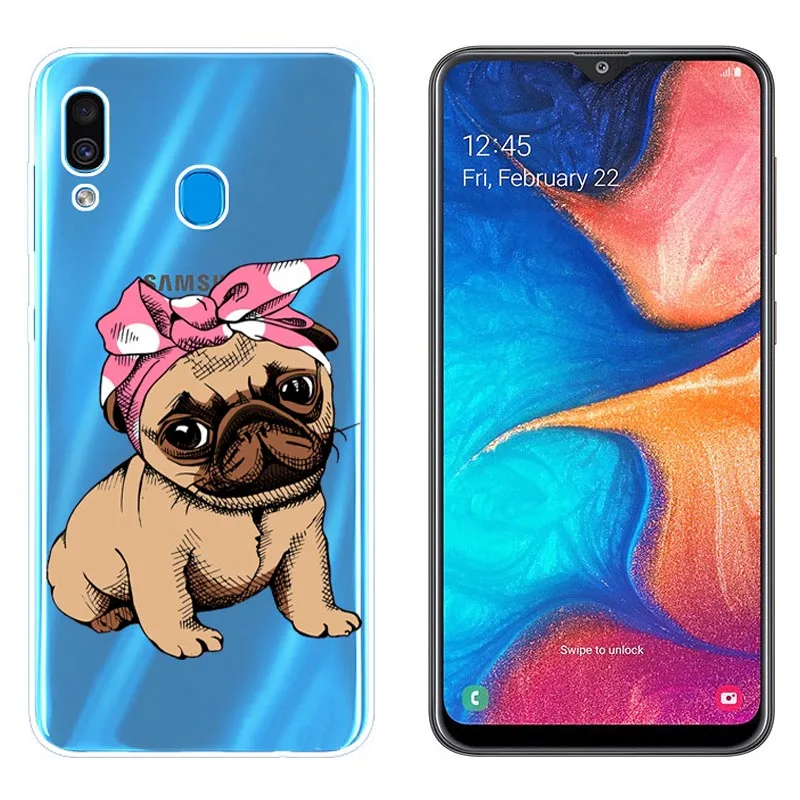 Cases For Samsung Galaxy A20 Cover Soft Silicone Back Protector Case Fundas A205F A205 A30 A50 Coque Capa |