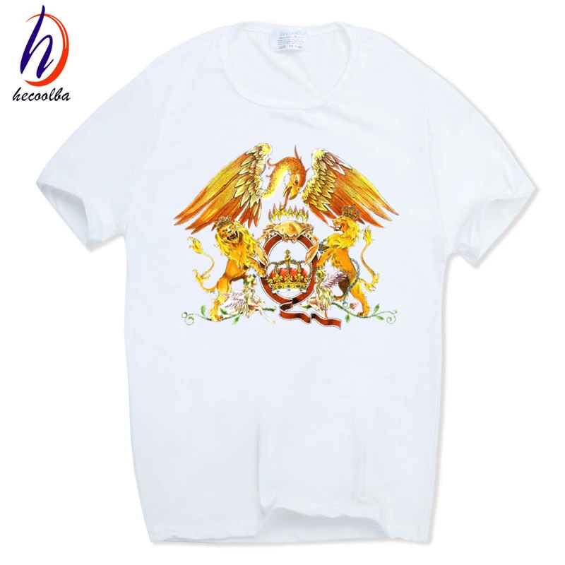 Футболка с круглым вырезом коротким рукавом и принтом HCP627|t shirt|queen t shirtfreddy mercury