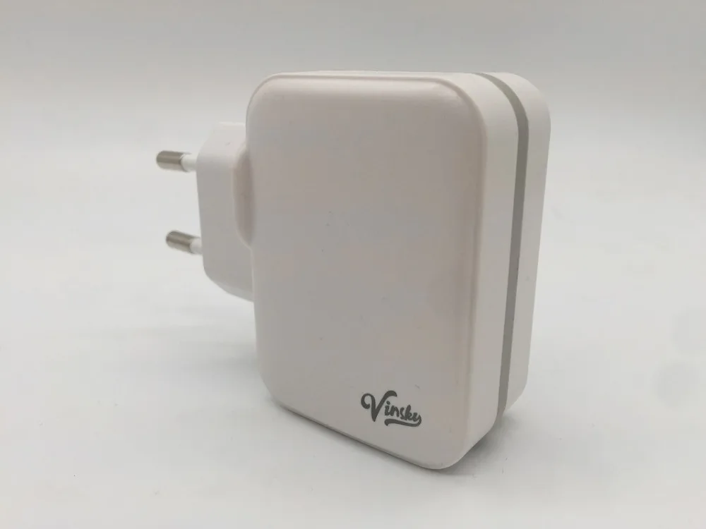 VNSTRIP EU plug 2 USB port wall charger 2.4A per 4.8A output Travel with for iPhone iPad Samsung Xiaomi HW | Мобильные телефоны и