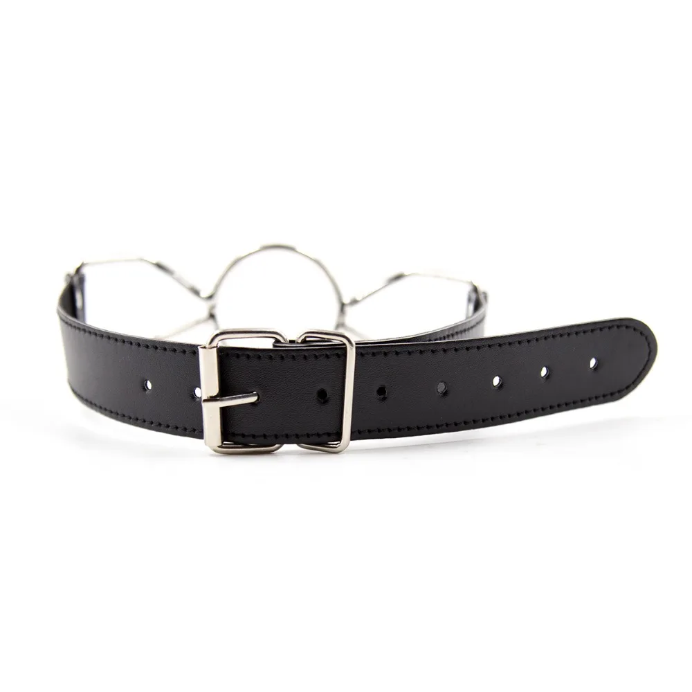 Секс-игрушки для взрослых женщин мужчин пар из нержавеющей стали с кожаными