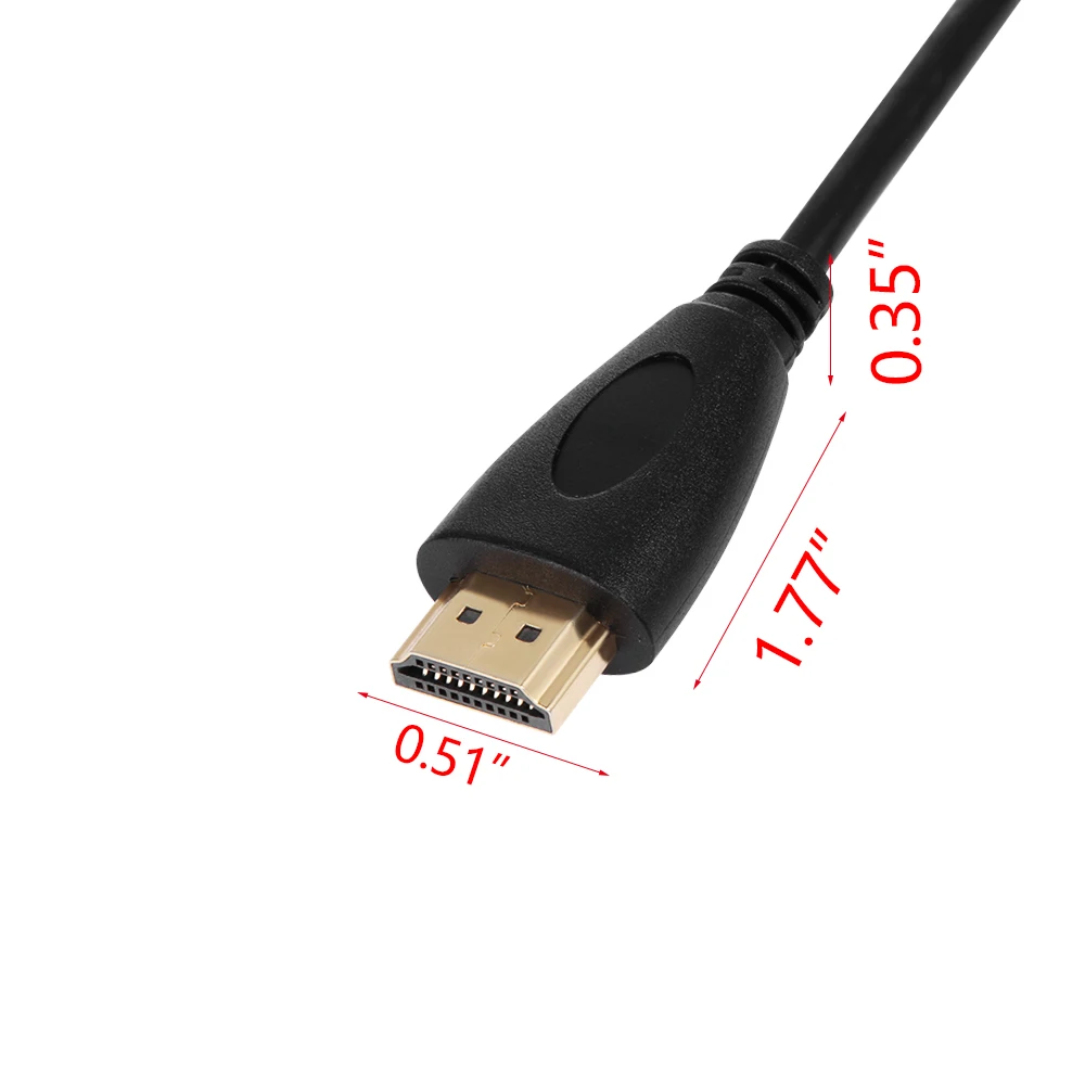 Новый высококачественный кабель V2.0 золотого цвета Bluray 2160P Высокоскоростной HDTV