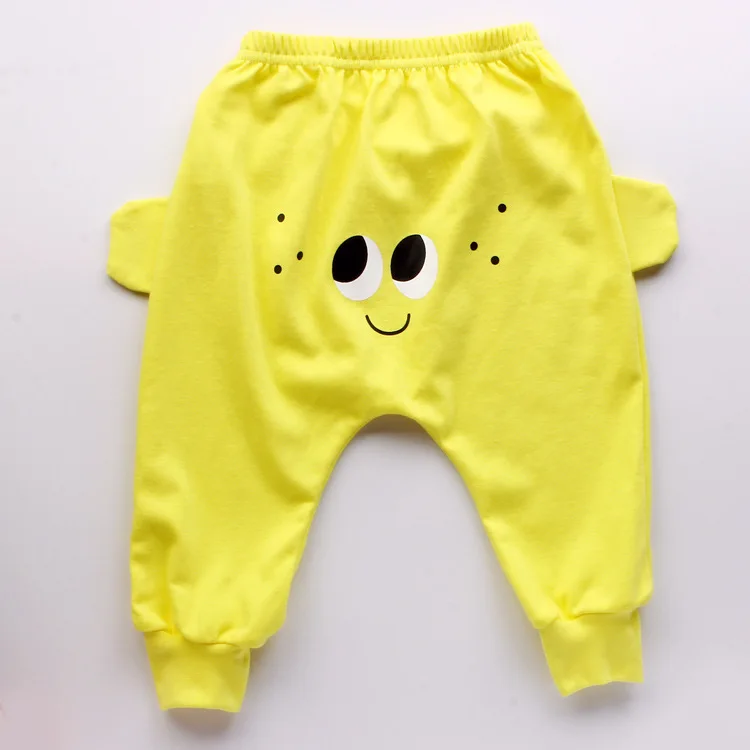 Детские шаровары для девочек и мальчиков Хлопковые Штаны карамельных цветов