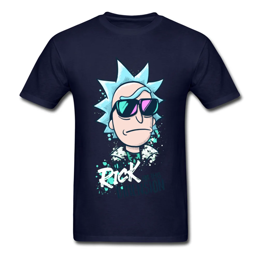 Swag мужские футболки Too Rick For This Di мужские футболки, хип хоп, Рик и Морти, футболки, наука гик, мультяшная футболка зеленого цвета - Цвет: Navy