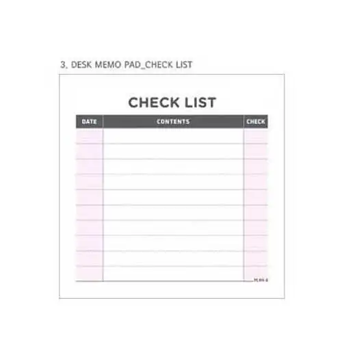 Checklist plan Милый кавайный Еженедельный планировщик ежемесячной работы, планировщик по расписанию, чтобы сделать список книжные школьные принадлежности для детей, подарок - Цвет: Checklist plan