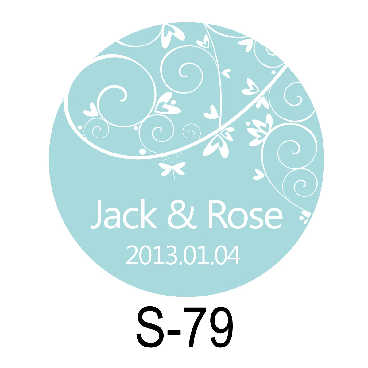 

150pcs/lot personalized candy sticker favor sticker for wedding bride shower wedding party decoration small circle S79