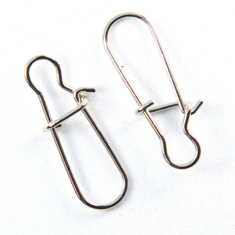 20 шт./лот Рыболовная Снасть из нержавеющей стали с быстрой блокировкой