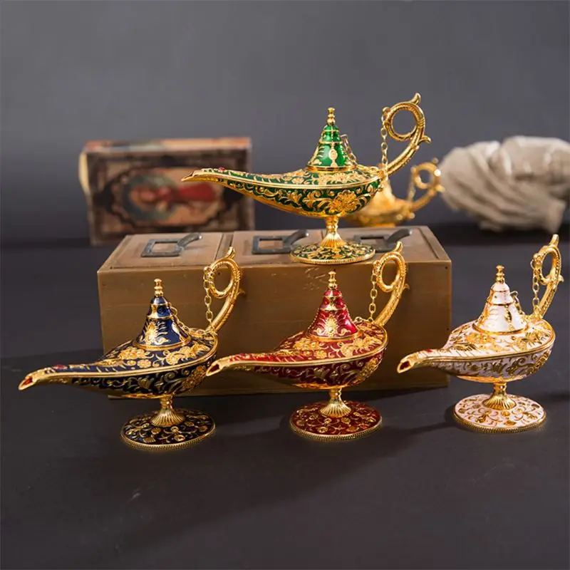 Семейсветильник светлый чайник для желаний предметы интерьера в стиле ретро