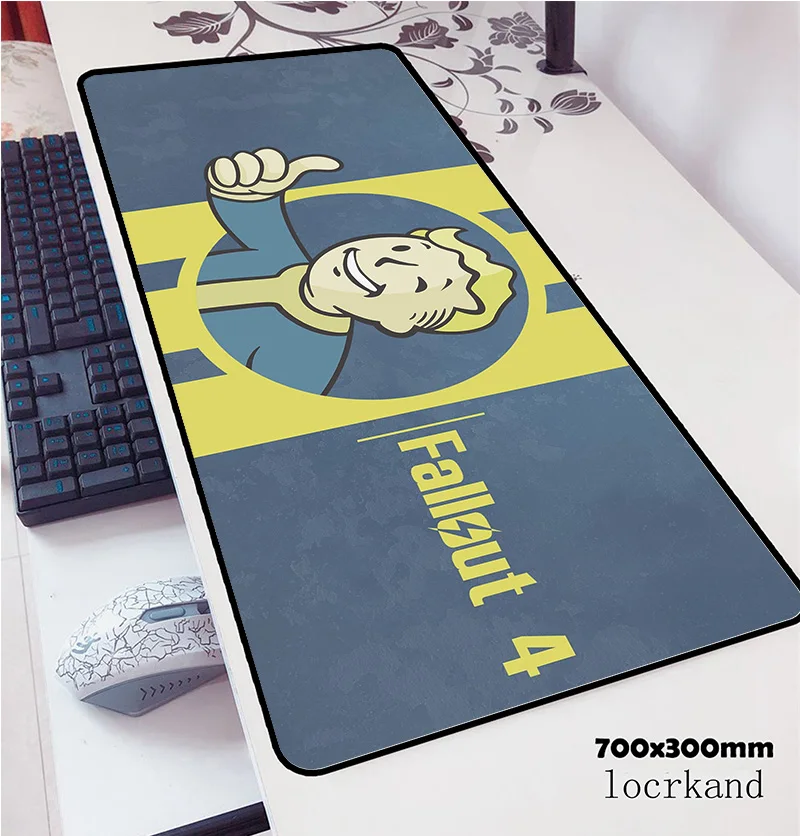 Коврик для мыши fallout игровой коврик 70x30 см в стиле аниме офисный ноутбука