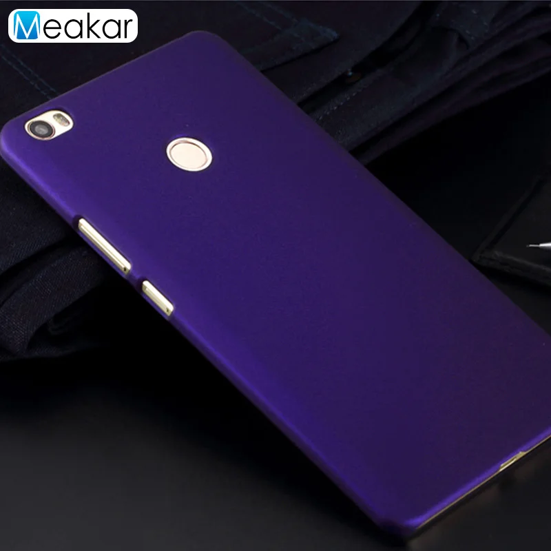 purple Матовая Пластик Coque 6.44For Xiaomi mi Max чехол для Xiaomi mi Max mi max Prime Pro Чехол для телефона чехол-лента на заднюю панель - Цвет: purple