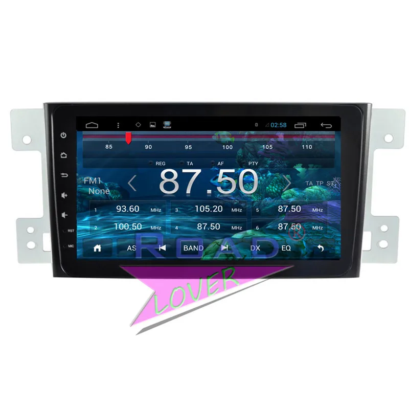 Roadlover Android 7 1 автомобильный радиоприемник с навигацией GPS для Suzuki Grand Vitara 2007 2008 2009