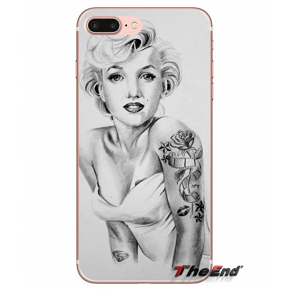 Чехол с черепом для очков Huawei G7 G8 Ascend P7 P8 P9 Lite Honor 4C 5X 5C 6X Mate 7 8 9 Y3 Y5 Y6 II Pro marylin monroe tatooe |