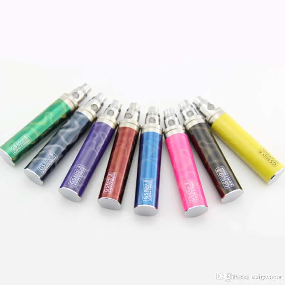 Батарея GS Ego 2200 мАч 5 шт./лот 3D электронная сигарета II батареи Ecig большой емкости