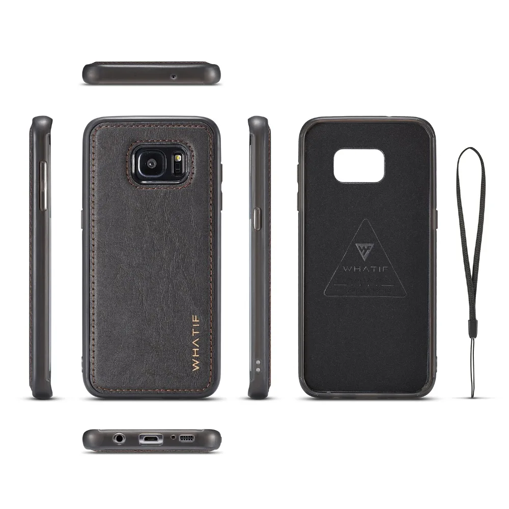 WHATIF чехлы для телефонов Samsung Galaxy S7 G930F крышка Edge G935F Чехол DIY особенность