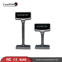 high quality pos peripheral vfd height adjustable pos customer display usb port 2x20 characters vfd for retail