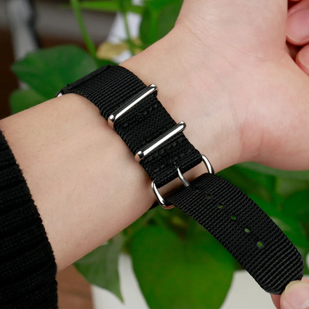 20 мм спортивный нейлоновый ремешок для Samsung Gear S4 S2 Galxy часы 42 сменный Браслет
