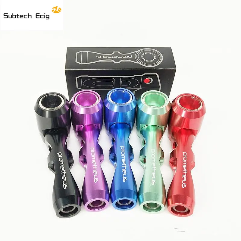 

Оптовая цена, сухая трава, Prometheus, держатель для сигарет, фильтр, табачная трубка, стеклянная курительная трубка, металлическая алюминиевая