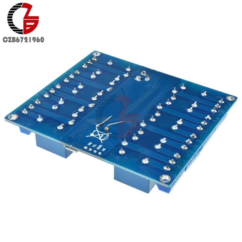 8-канальный релейный модуль DC 5V 10A плата Micro USB с индикатором ПК верхний компьютер