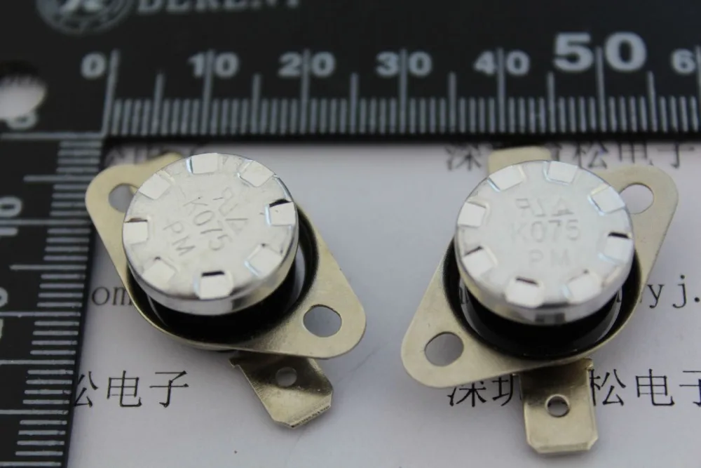 _ Бесплатная доставка нормально открытый переключатель термостата 75 градусов |