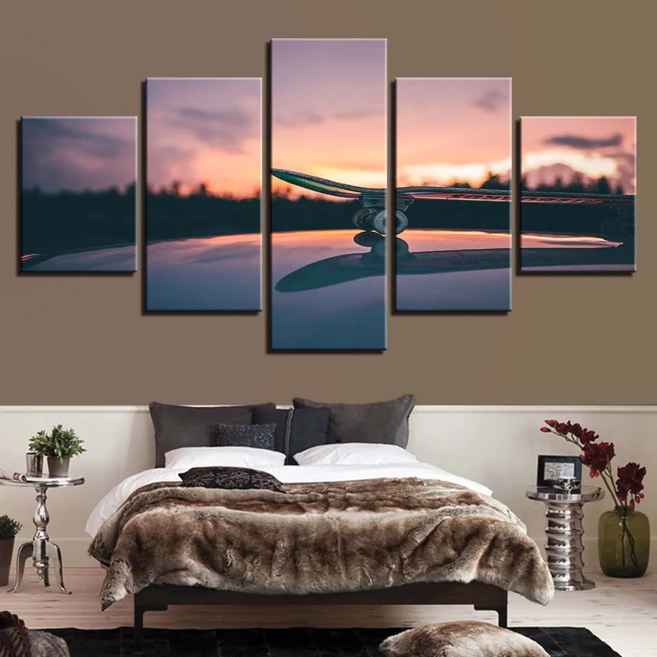 Настенный художественный плакат картина холст 5 детской спортивной рамки