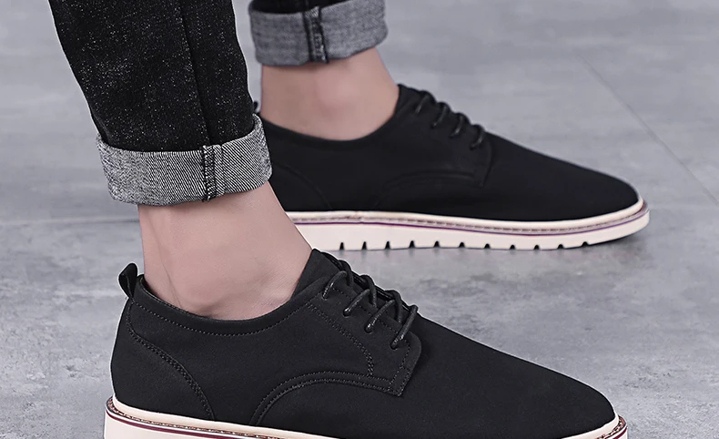 Новые Модные низкие Туфли DR Martens в британском стиле мужская повседневная кожаная обувь Туфли-оксфорды из коровьей замши на шнуровке для джентльменов; большие размеры 47