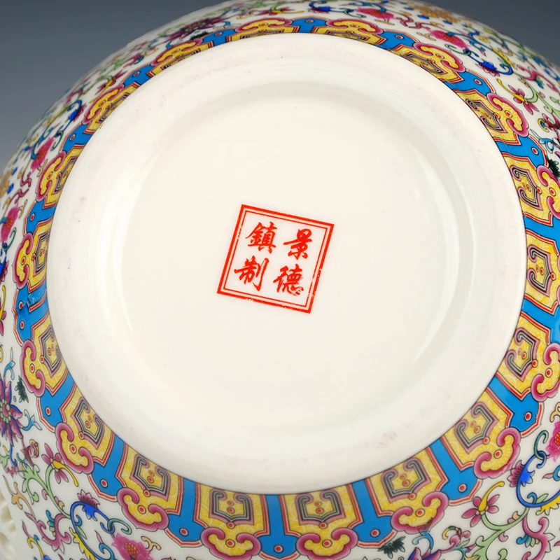 Античная керамическая ваза для пирсинга изысканная с отверстиями и гранатом