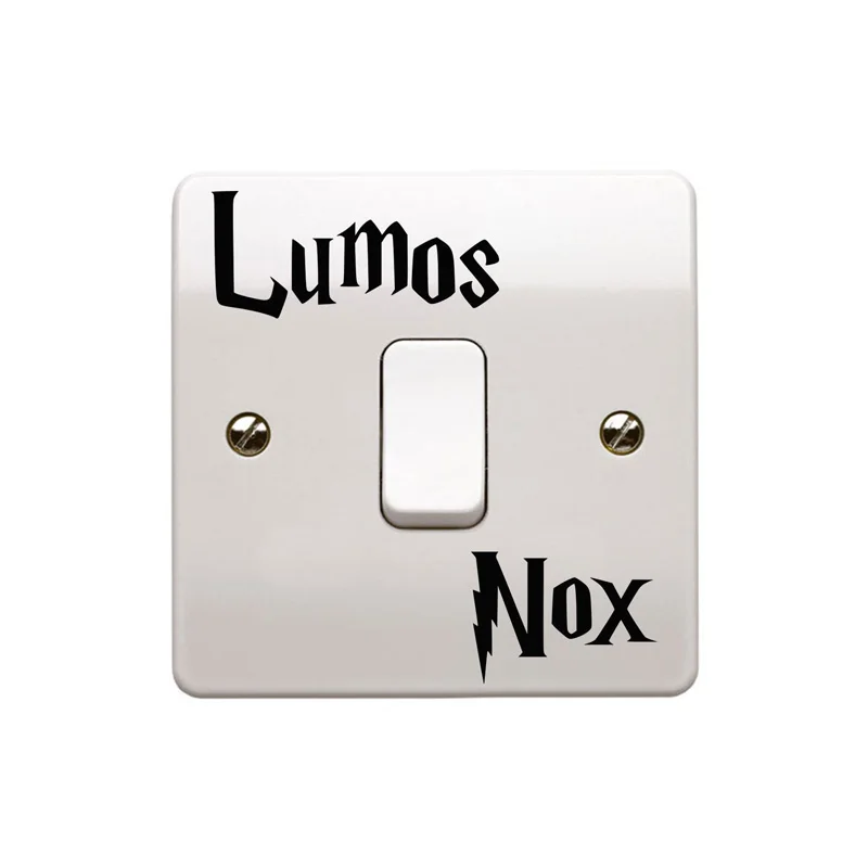 Виниловые наклейки Lumos Nox светильник украшения детской комнаты A1001|lumos nox|children room