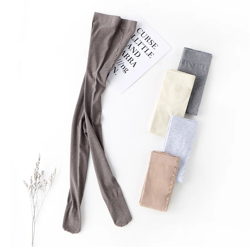 

Women Spring Autumn Womens Tights High Quality Striped Cotton Skinny Pantyhose Candy Color Cute Stockings for Girls Slim