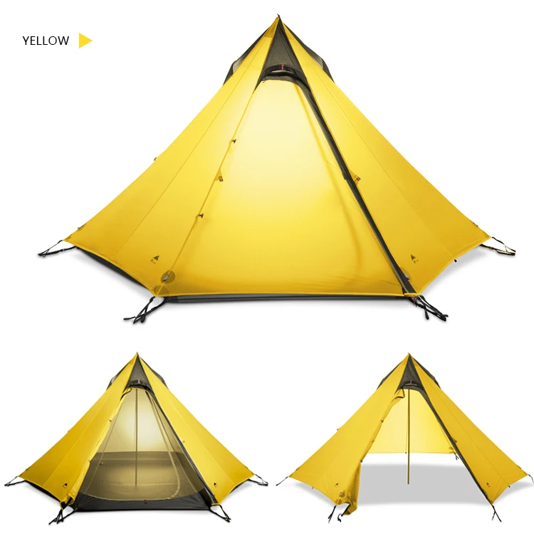 3F UL gear CangYuan3 Сверхлегкий 15D с силиконовым покрытием для 2 до 3 человек туристический тент 3 сезона для кемпинга, пешего туризма, трекинга