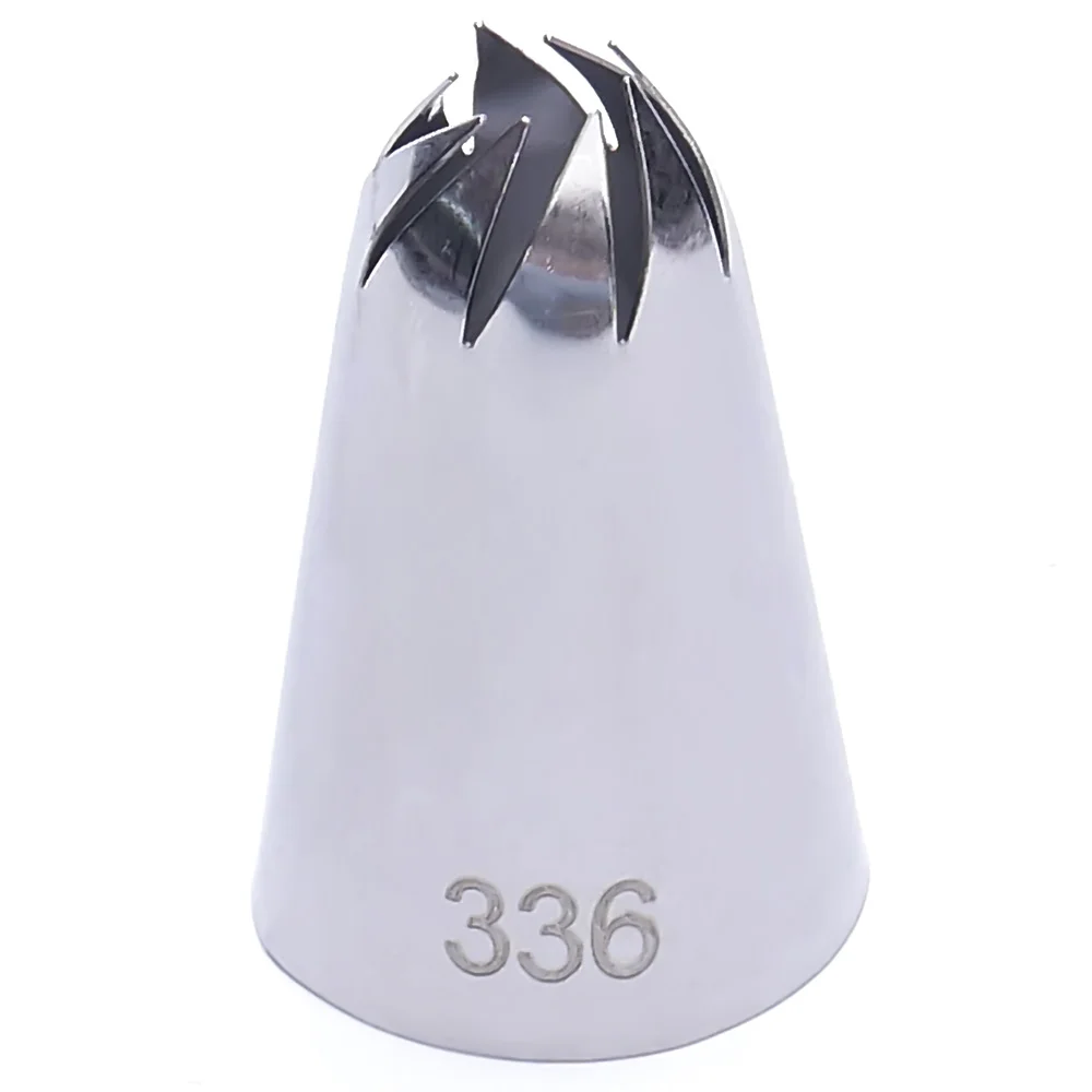 

#336 Large Size Icing Piping Nozzle Cake Cream Decoration Head Bakery Pastry Tips Stainless Steel Dessert Decorators
