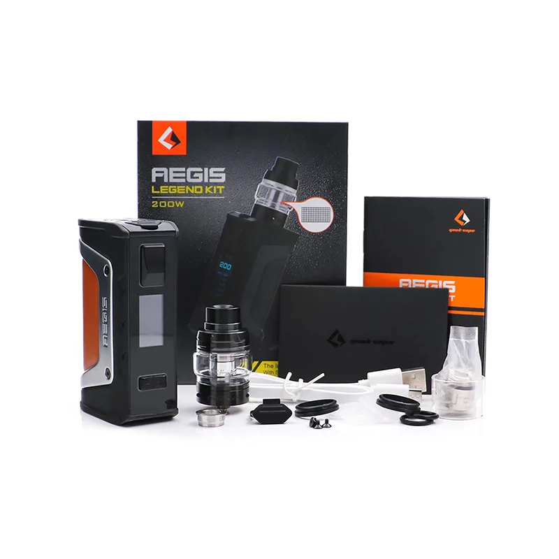 Оригинальный комплект Geekvape Aegis Legend питание от двух аккумуляторов 18650 200 Вт мощный