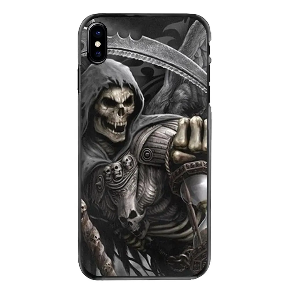 Grim Reaper Череп Скелет для Huawei P7 P8 P9 P10 Lite Plus 2017 2016 Honor 5C 6 4X 5X Mate 8 7 9 аксессуары чехол