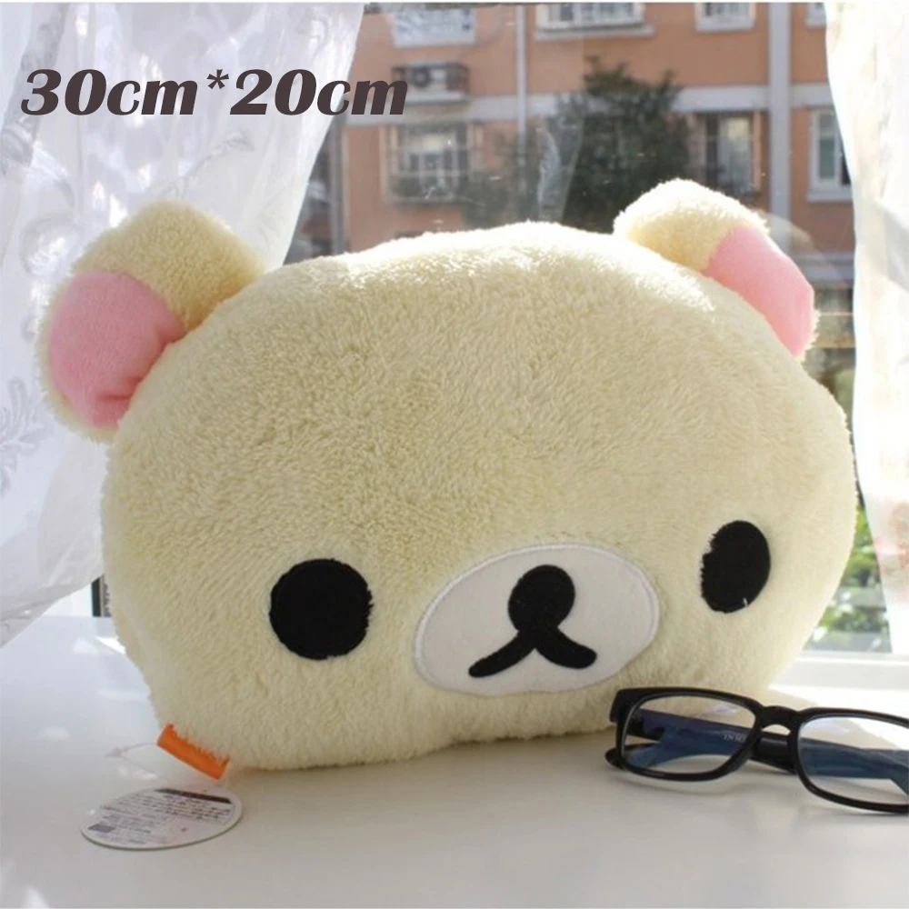 Beige Bear Милый плюшевый мишка Rilakkuma, расслабляющий медведь, плюшевая игрушка, плюшевый мишка, подушка, подарок для девочки, рождественский подарок - Цвет: Beige Bear