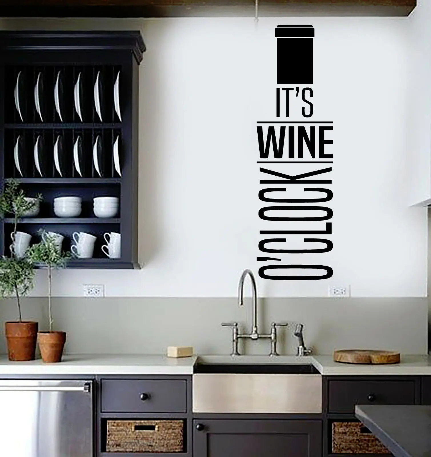 

Wine Wone Bottle Quote Wall Decals Bar Restaurant Decor Kitchen Wall Stickers Mural Remocable Room Decoration Accessories Z101
