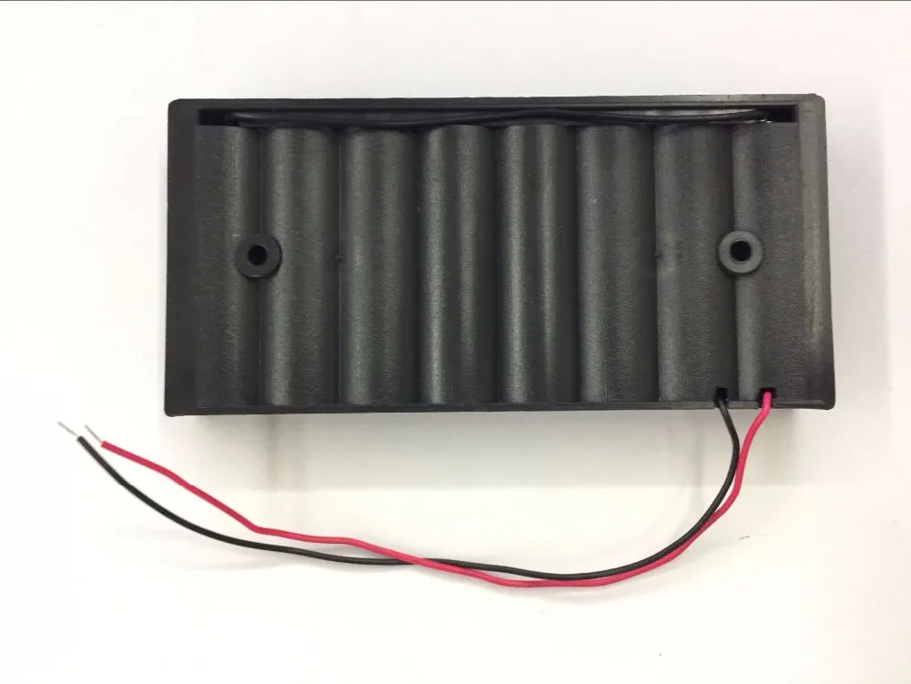 100% новый пластиковый 8X1 5 в AA 2A контейнер для аккумулятора Стандартный 12 чехол |