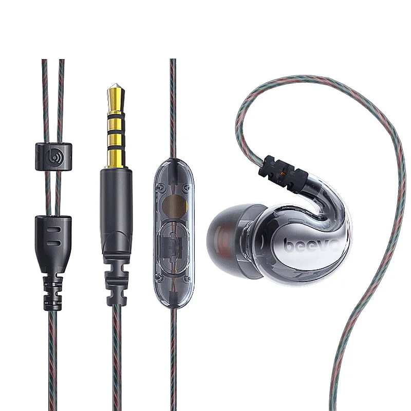 Beevo Бег Спорт Наушники Hi Fi наушники 3 5 мм In ear DJ тяжелый сабвуфер вкладыши с