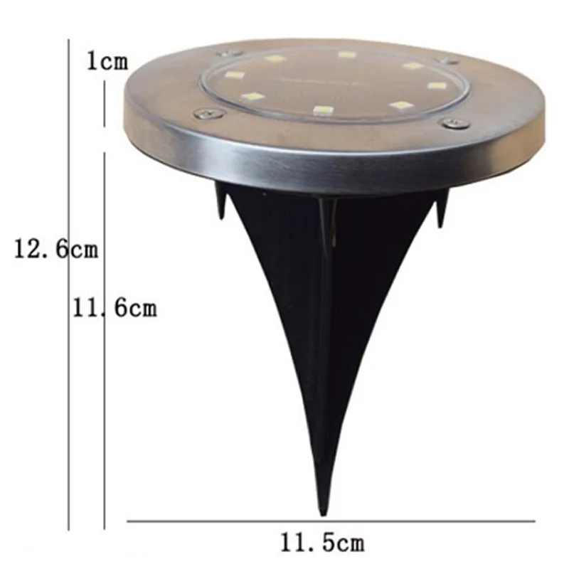 Светодиодный светильник на солнечной батарее с 8 светодиодами|Светодиодные