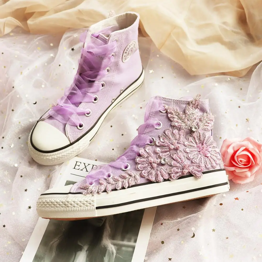 Корейская версия новой обуви ручной работы на плоской подошве модные