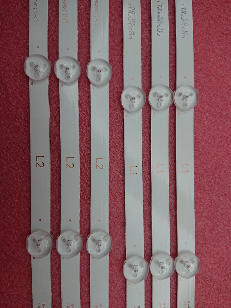 Новый 10 Набор = 120 шт R1 L1 R2 L2 Светодиодная лента Замена для 47LA6200 47LN5400 6916L-1527A 6916L-1528A