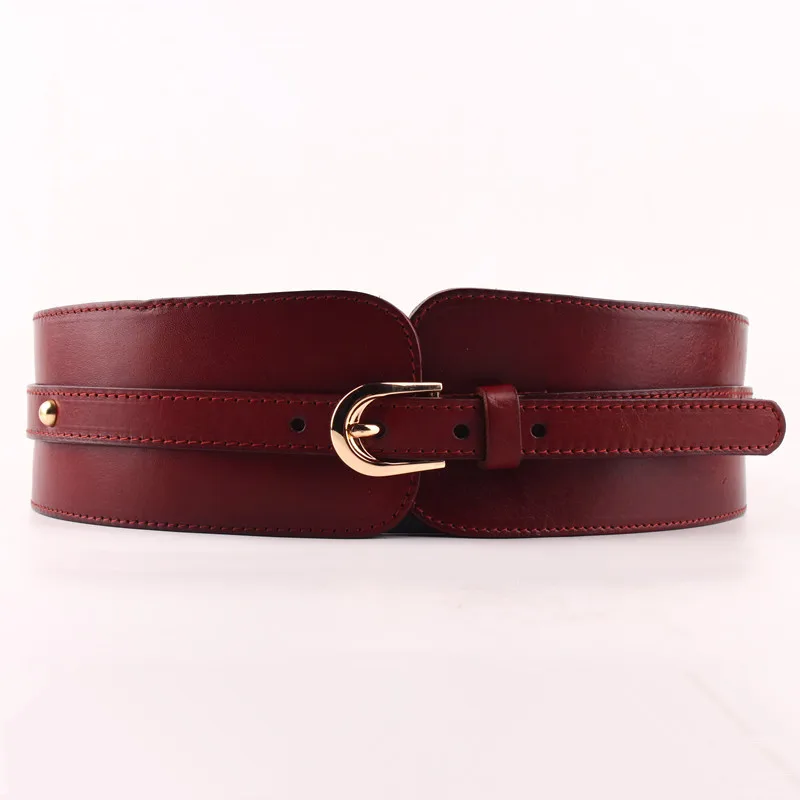 Коровья кожа широкий пояс для женщин высокое качество Ceinture Femme эластичный пояс женский винтажный ремень из натуральной кожи пряжки