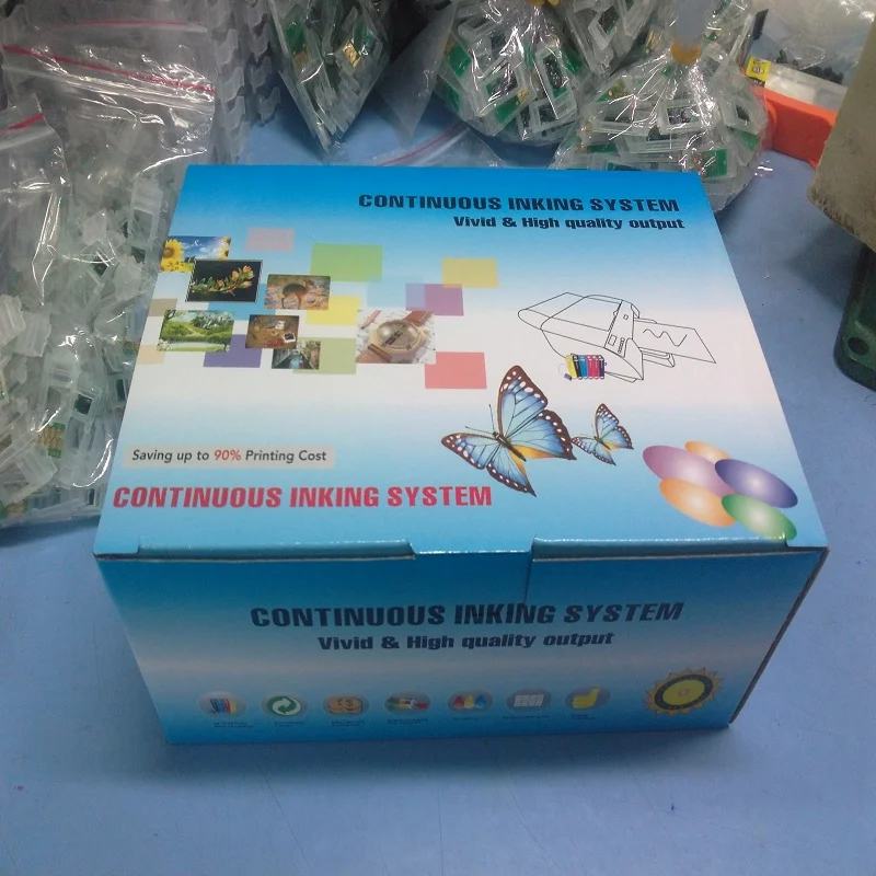 С чернилами краски СНПЧ Непрерывная система подачи чернил T0821-T0826 для Epson Stylus Photo