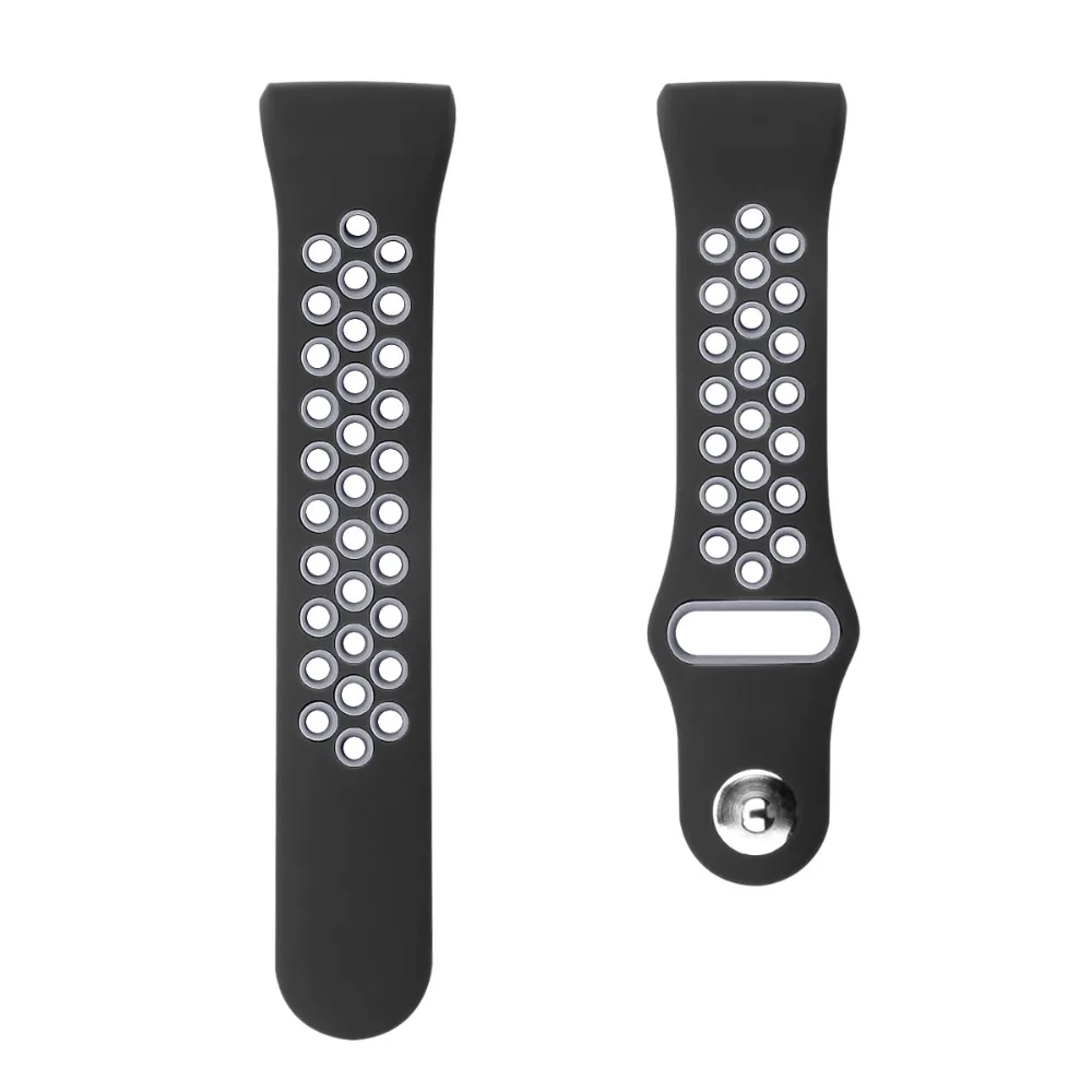 Мягкий силиконовый ремешок для часов с воздушными отверстиями Fitbit Charge 3 сменный