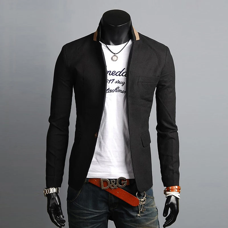 Лен Для мужчин куртка формальный костюм Veston Homme Veste полный мужской европейский Slim
