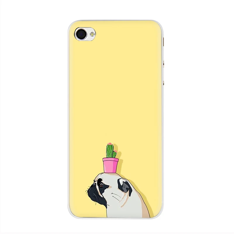 H12 Жесткий чехол с Мопсом для iphone 5 5s 5C SE 6 6s 7 8 plus X XR XS 11 Pro Max - Цвет: H12