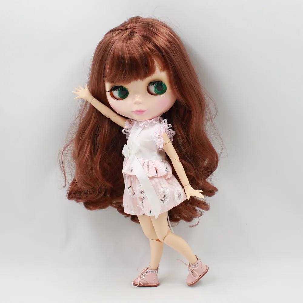 Blyth ICY Licca Body 1/6 кукла аксессуары наряд кружевная рубашка розовые штаны BJD игрушка подарок