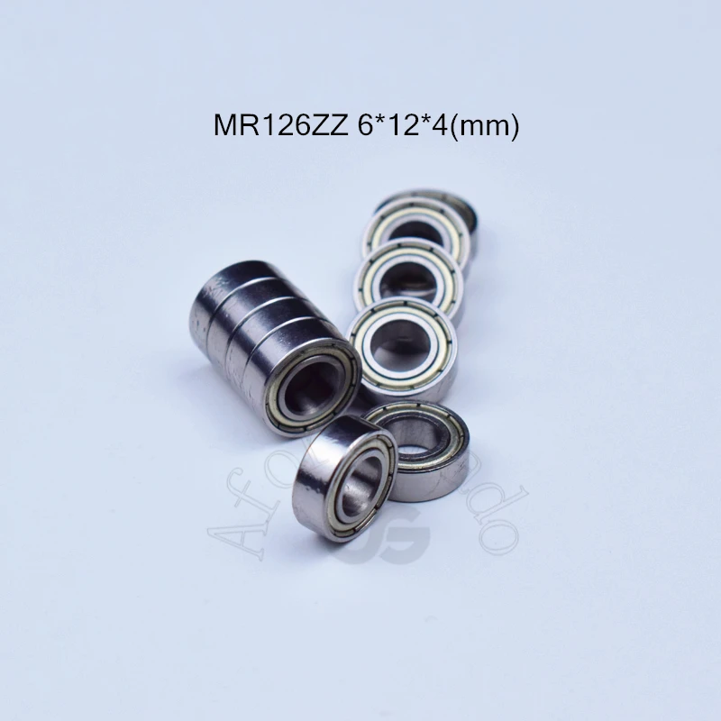 MR126ZZ 6*12*4 (мм) 10 шт. металлический герметичный Миниатюрный подшипник бесплатная