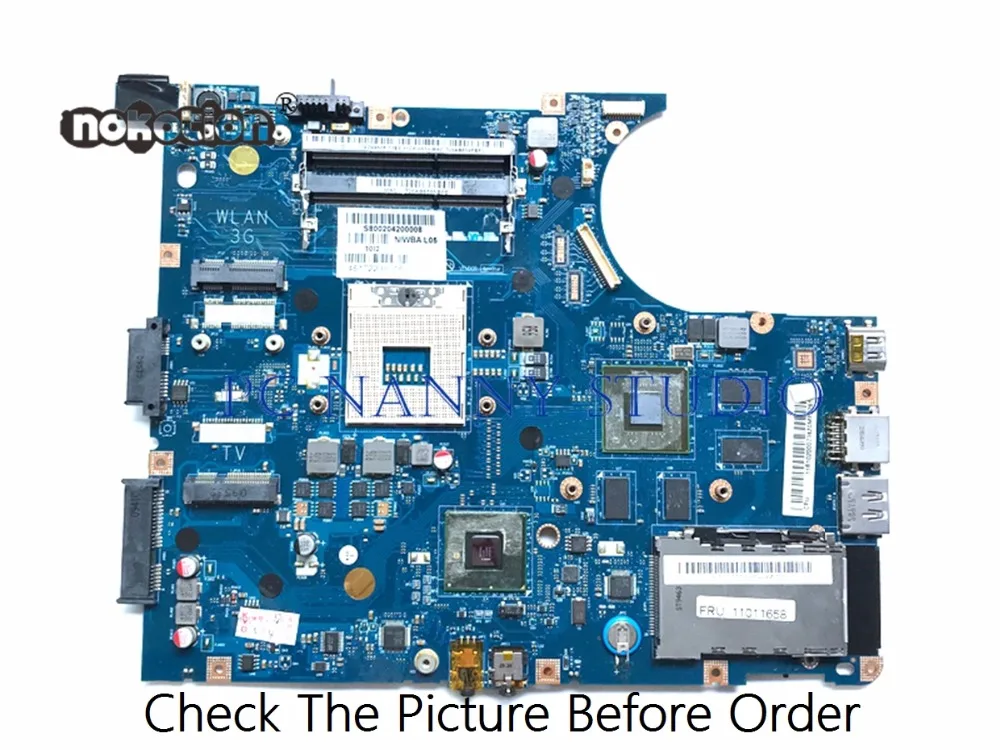 

PCNANNY для Lenovo Y550 Y550P Материнская плата ноутбука LA-5371P HM55 DDR3 только для I3 I5 ПК материнская плата протестирована