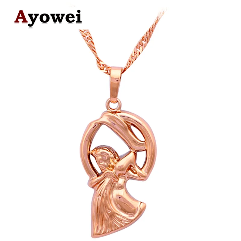 Изысканные модные ювелирные изделия онлайн 12 созвездий Водолей дизайн золотой