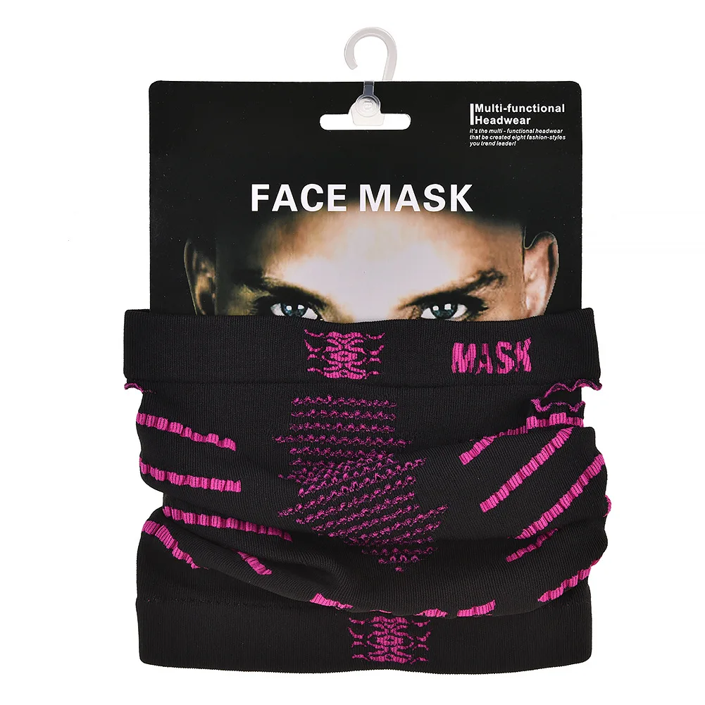 Winter Riding Wind-proof Skiing Mask Cold-proof Dust-proof Multifunctional Magic Headscarf shield tactical neck and face warmer - Цвет: Белый